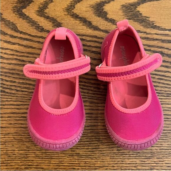 OOMPHIES Toddler Girl Size 8 Mary Jane Style Shoes Pink - Picture 1 of 6